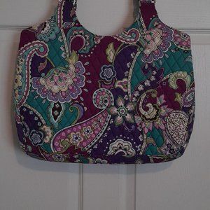 Heather patern, commuter bag with laptop pocket.